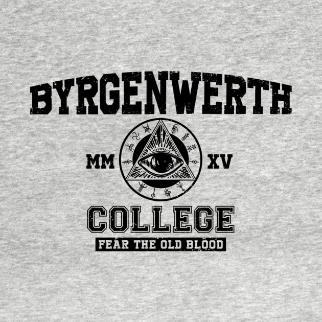 Byrgenwerth College (Black) by Miskatonic Designs